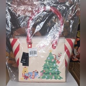 Her Universe Winnie The Pooh Christmas Themed Tote Bag New